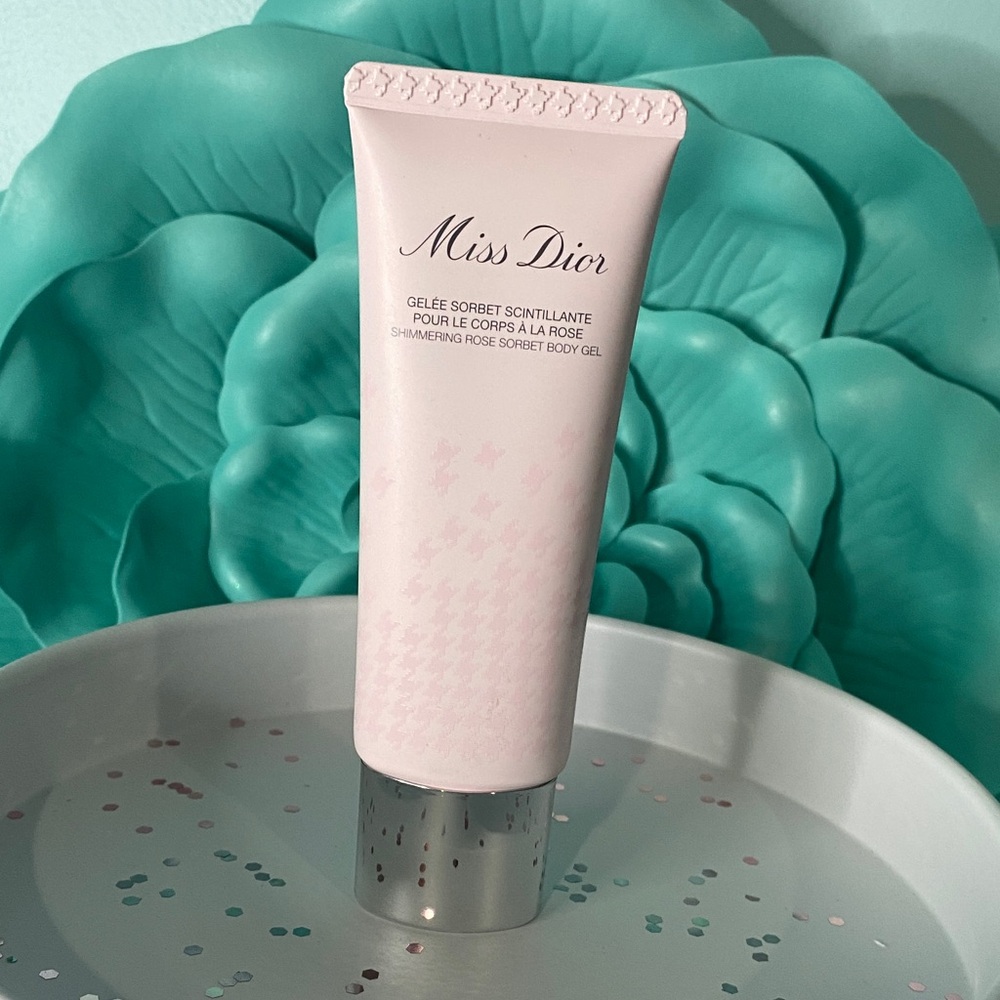 Dior Miss Dior Shimmering Rose Sorbet Body Gel - Pink and Silver